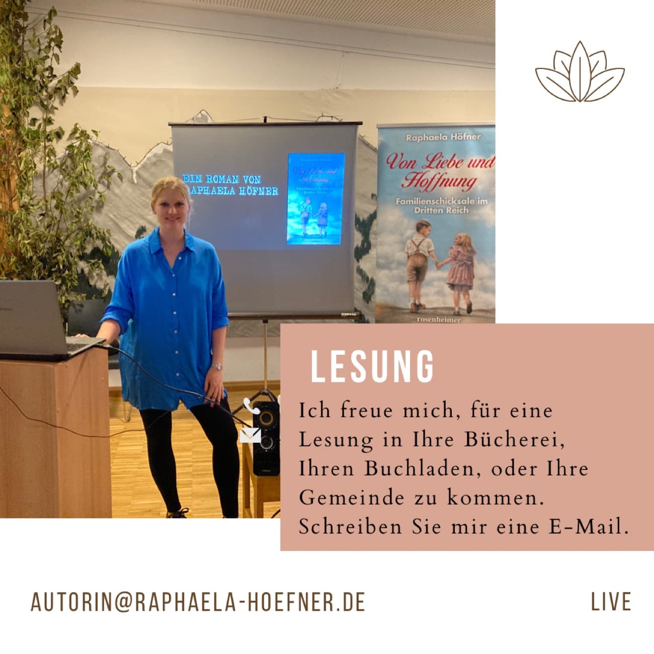 Lesung von Raphaela Höfner