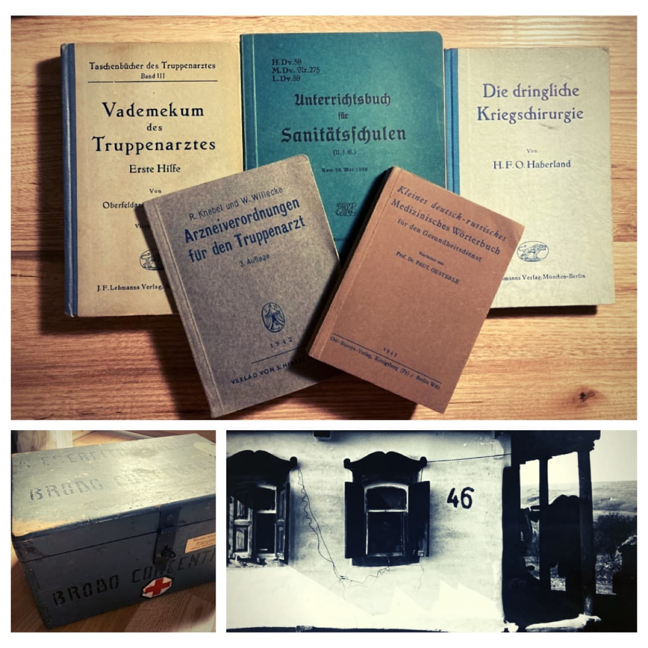 Alte Medizinbücher des Großvaters